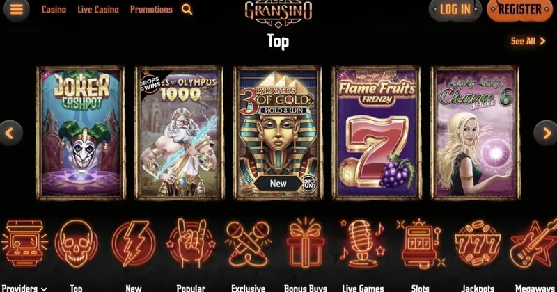 Explorez Gransino Casino